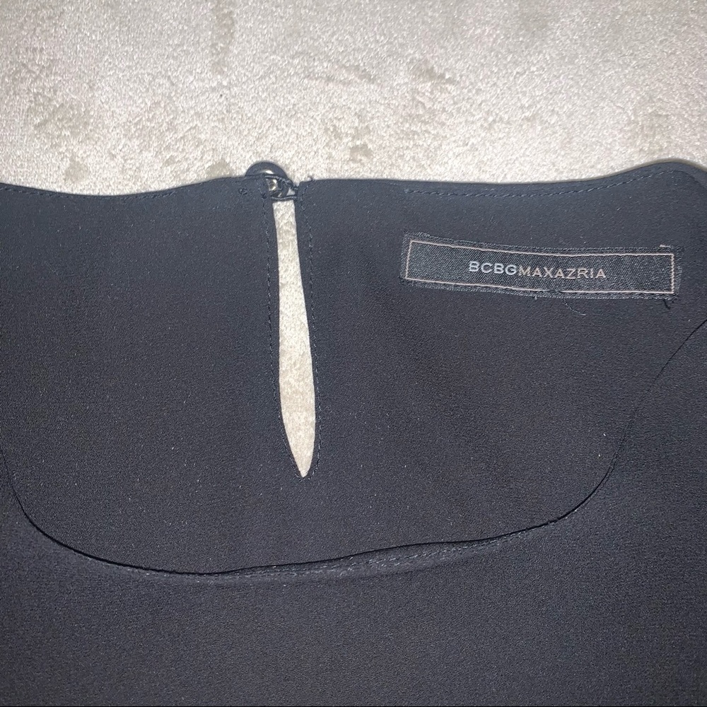 BCBGMaxAzria Eavan Black Sleeveless Top - Picture 4 of 5